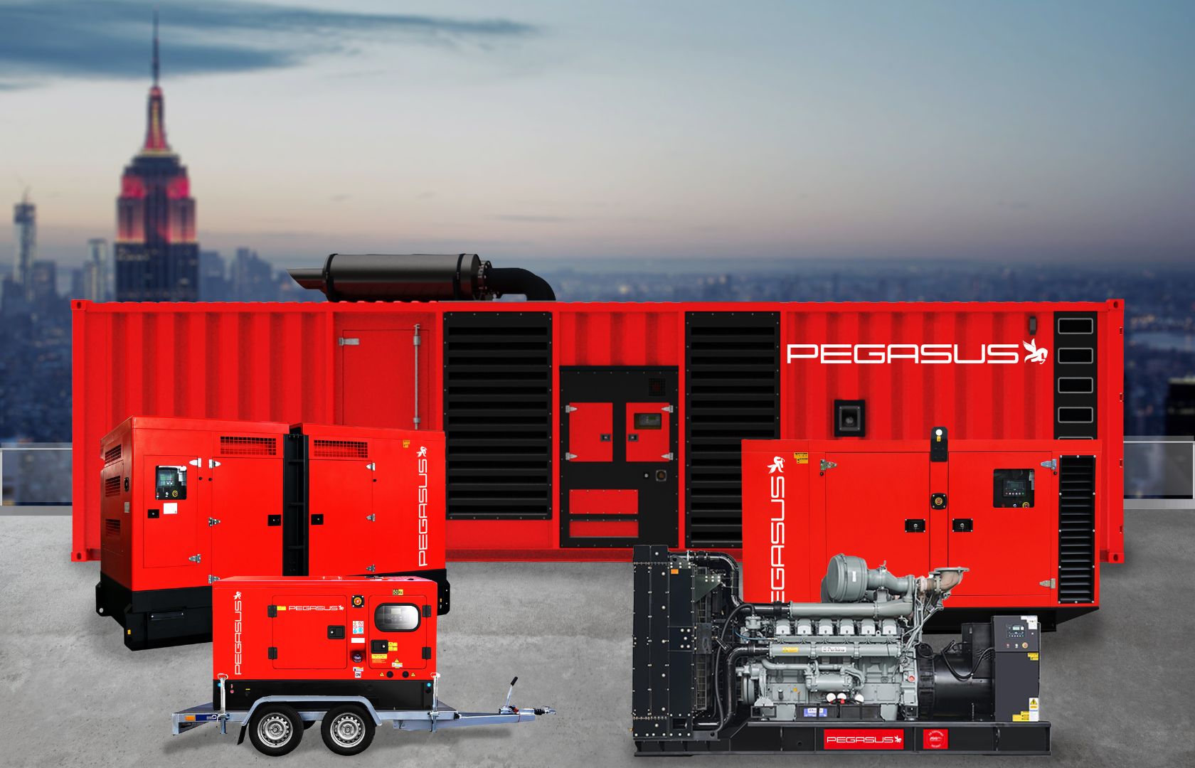 Groupe électrogène Pegasus Série B officielle PEG15B · 15 KVA